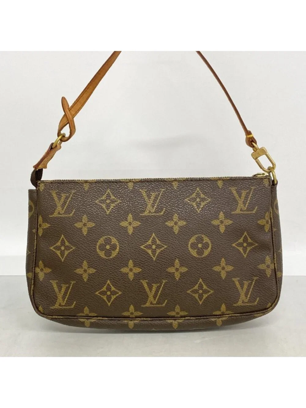 Louis Vuitton Pouch Monogram Pochette Brown